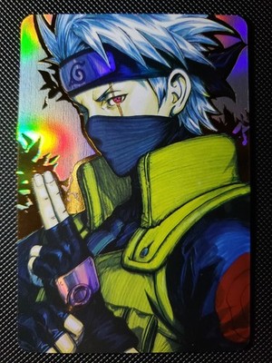 Naruto Shippuden Kakashi Anime Engraved Holo Foil Art Card ACG 