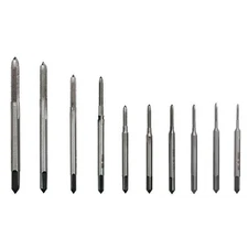 10 Pcs Micro Taps for Clocks and Watches TappingMini Spiral Flute Repair Tool