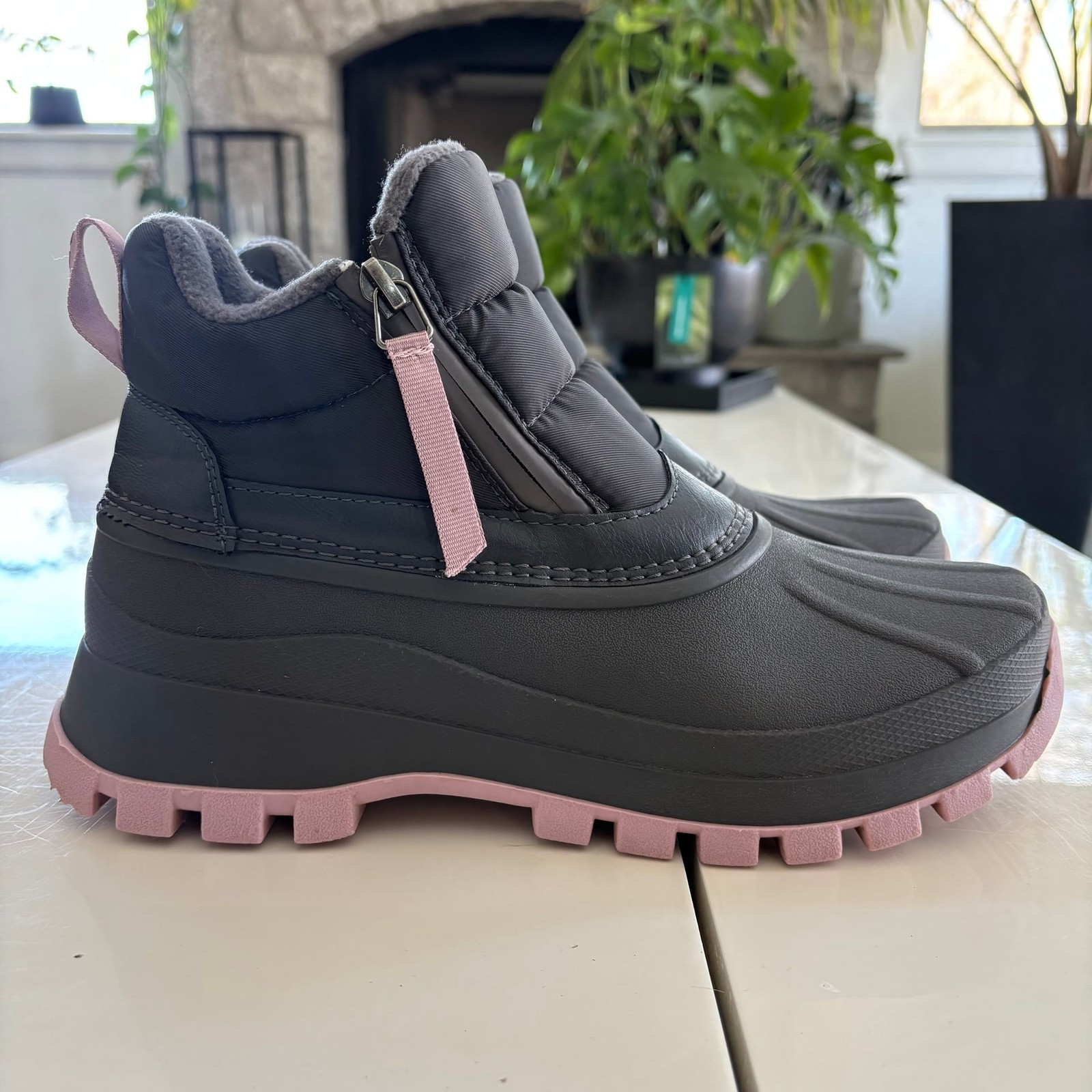 Storm by Cougar Fjord Floro Waterproof Double Zip Winter Snow Boots Wmns Size 8