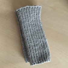 Pulswärmer Armstulpen Hellgrau 16cm frisch h...