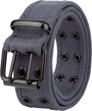 Canvas Double Grommet Hole Belt 12 Colors