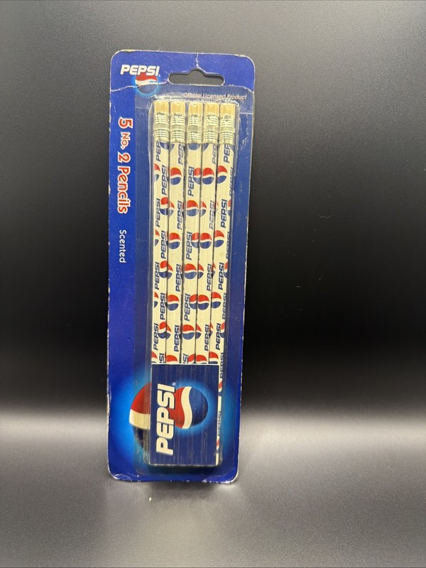 5 No. 2 Pencils Pepsi Designer Scented Cherry Pencils new pack Pepsi cola pencil