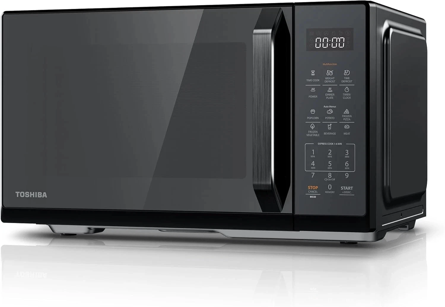 Toshiba Black Mirror Microwave 900W 23L Microwave Oven with Digital Display, Sol
Opens in a new wind
