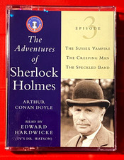 Sherlock Holmes The Sussex Vampire/Speckled Band+1 2-Tape Audio Edward Hardwicke
