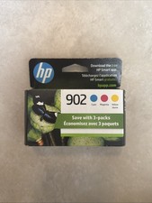 HP 902 Tri-Color Ink Cartridge Cyan Magenta Yellow Genuine Exp Sep/2025