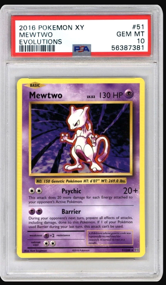 Pokémon Mewtwo Individual Evolutions Cards for sale