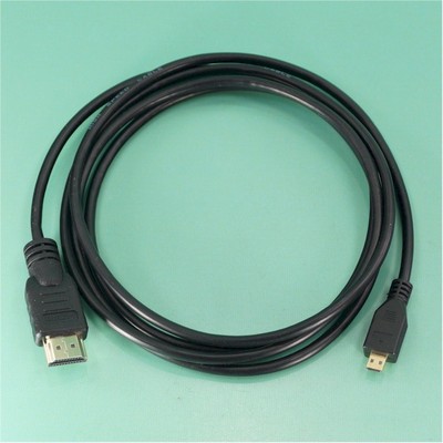 Sony A6100 Hdmi Feet Micro HDMI To HDMI Gold Plated TV Cable For