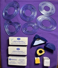 Creative Memories Custom Cutting System Blades, Frames Lot