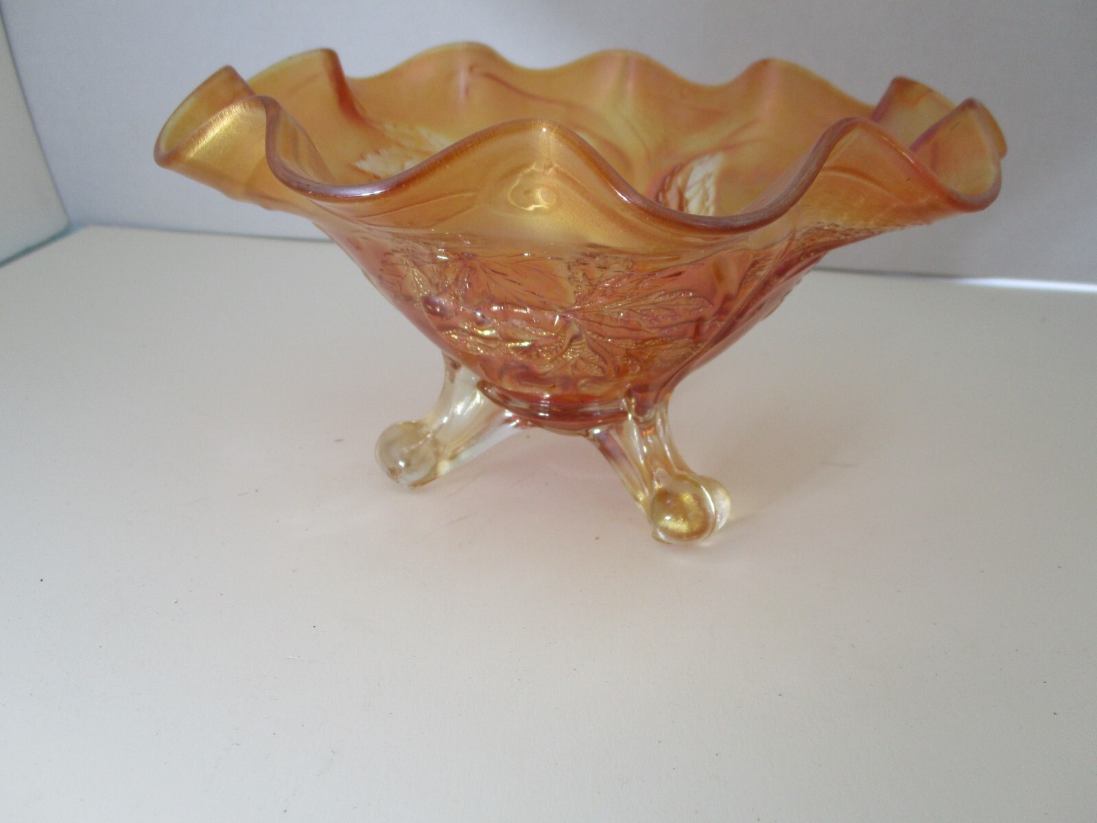 vintage carnival glass candy dish eBay