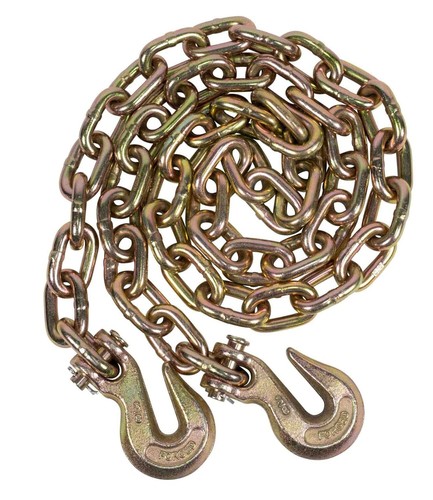 3/8" 20' Tow Chain Tie Down Binder w/Grade 70 Hooks Truck Trailer - Bild 2 von 3