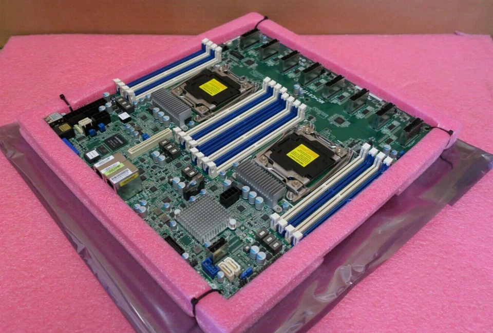 NEW ASRock Rack MC-C612FM Server Motherboard Dual LGA-2011-3 Socket Intel Xeon - Image 3 of 4