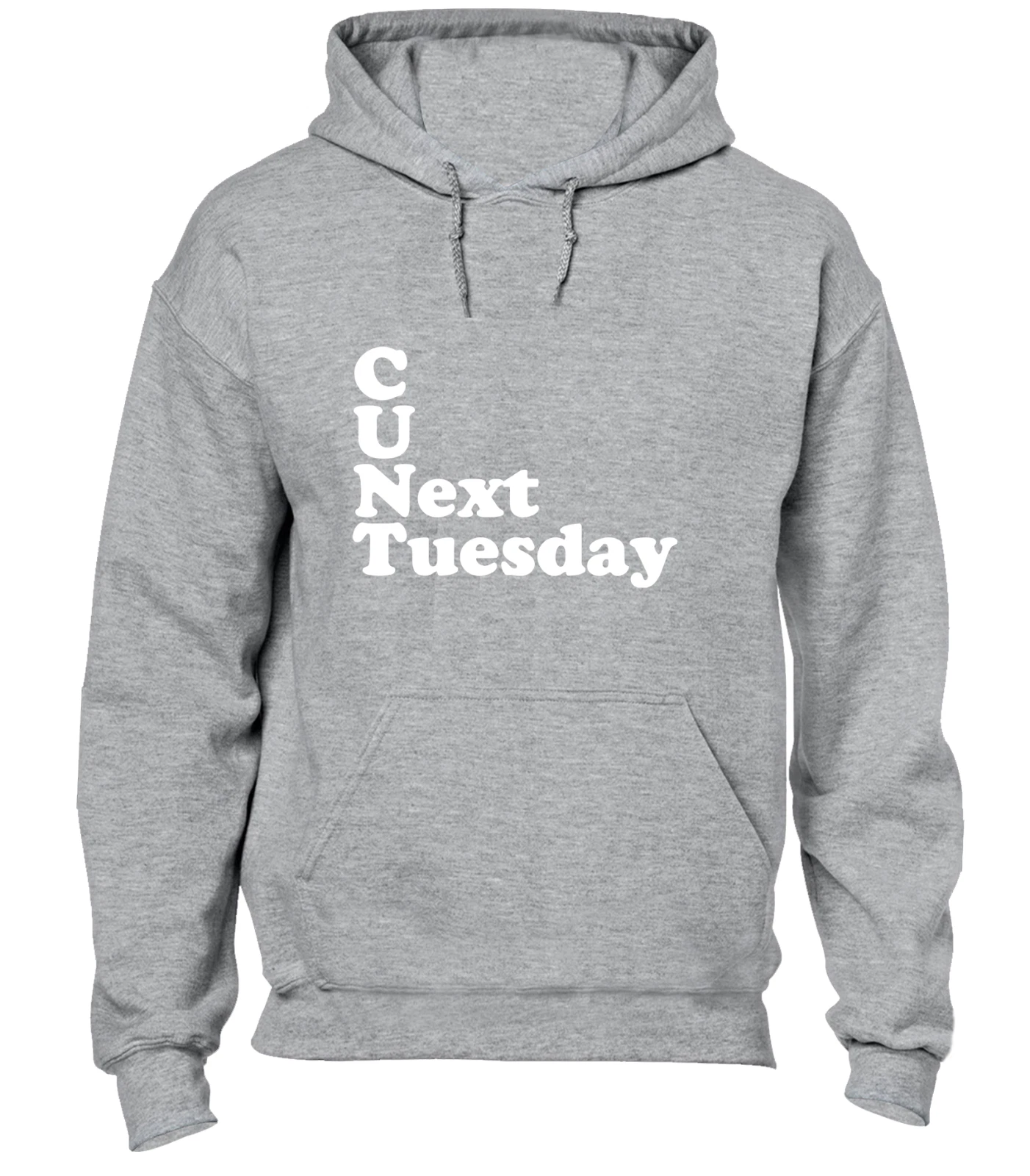 RHUDE FELPA CON CAPPUCCIO C U NEXT MARTEDÌ PROSSIMO FELPA CON CAPPUCCIO DIVERTENTE RUDE SCHERZO SLOGAN STAMPATO DESIGN MEME NUOVA