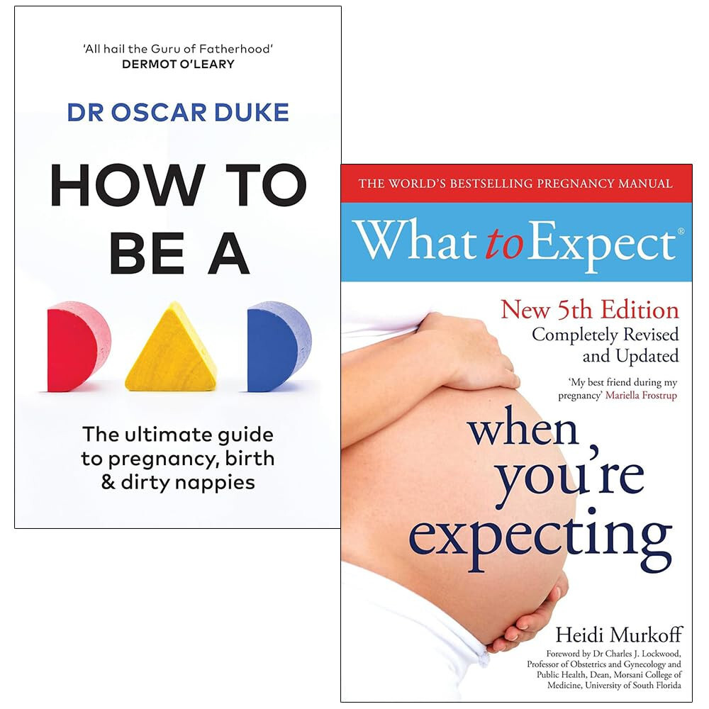How to Be a Dad, What to Expect When You're Expecting 2 Books Collection Set