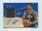 ENES KANTER 2013-14 Panini Select Jersey Auto Blue Prizm #D /20 Utah Jazz