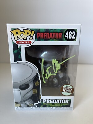 PETER CULLEN Signed Autographed Predator Funko Pop 482 Beckett QR