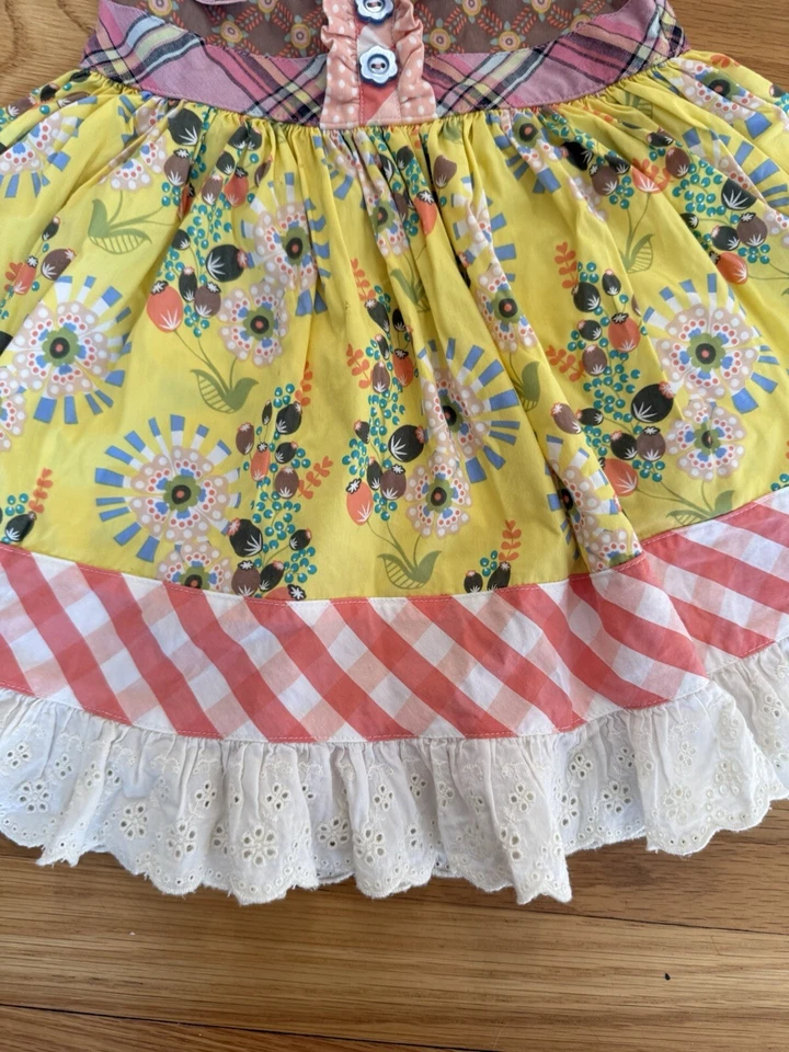 Vestido Matilda Jane Happy & Free Nudo de Confitería Talla 2 Cottagecore Country Usado en Excelente Condición Foto 2 de 4