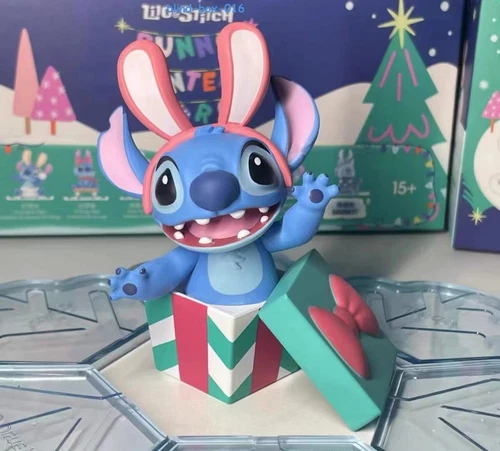 Miniso Disney Lilo & Stitch Bunny Winter Story Case Blind Box Confirmed Figure! - Picture 5 of 18