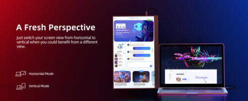 UPERFECT 17.3" 144Hz Portable Monitor 1080P USB C HDMI Second Screen LCD Display - Picture 9 of 10