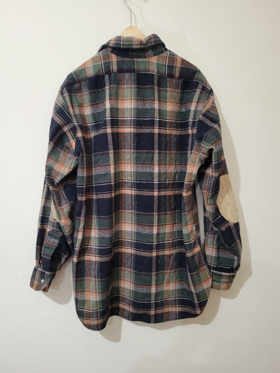 Vintage 60's/70's Pendleton Virgin Wool Flannel Plaid Shirt