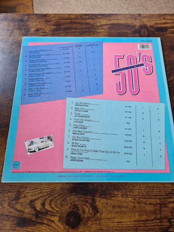 Cruisin Cool - Hits From the 50's - 1st Press - UK - 1988 - PYL4012 - VG+ VG+ - Image 2 of 4