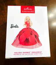 Hallmark Keepsake Ornament  HOLLIDAY BARBIE RED BALLGOWN  Ornament NIB