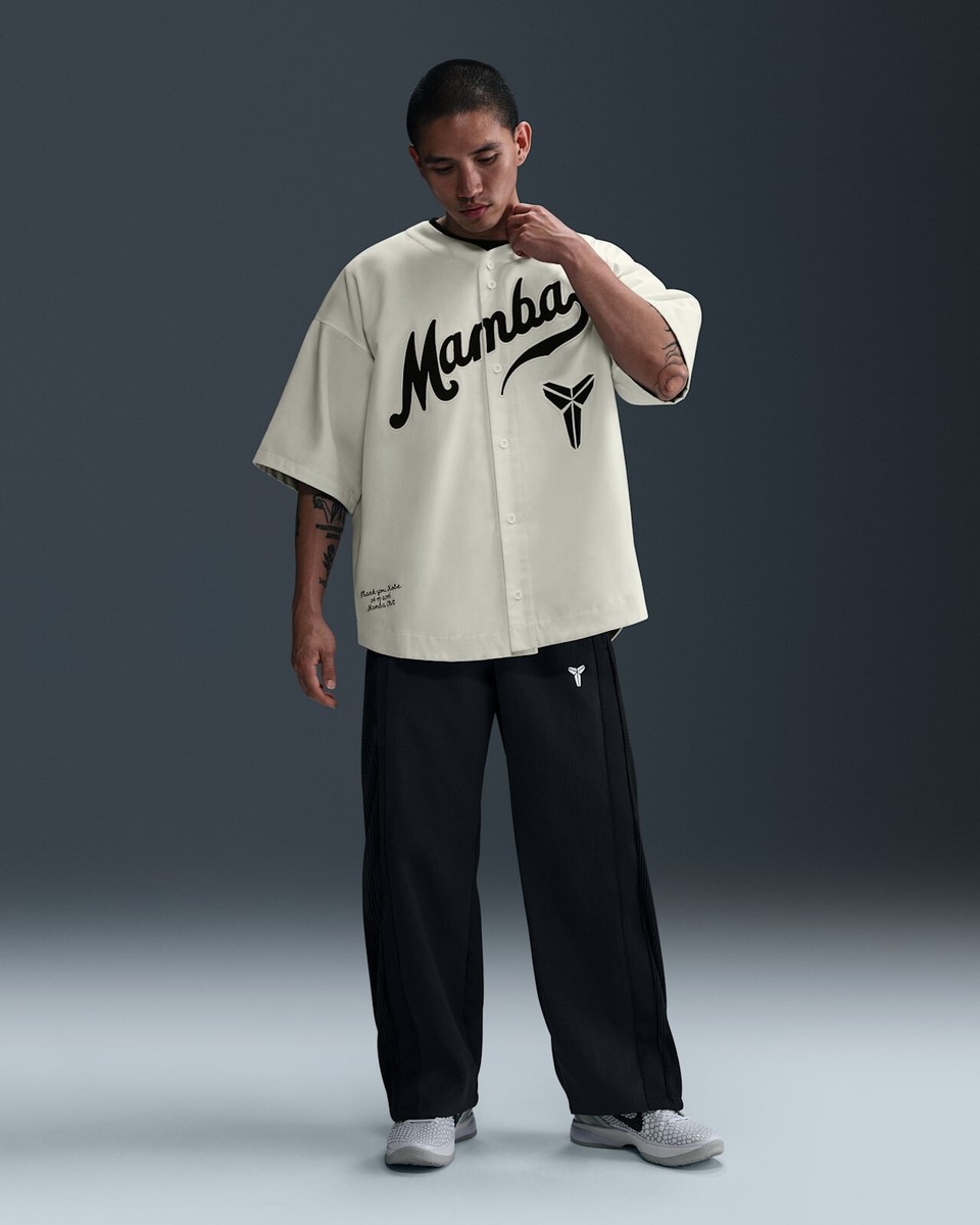 Nike Kobe Details Men's Baseball Jersey White IB0008-133 Nike Kobe Details Men's Baseball Jersey White IB0008-133