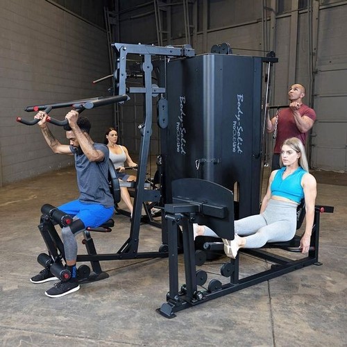 Body-Solid S1000 Gym Leg Press 4 - 210 lb Weight Stacks - Picture 7 of 8