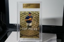 JARRED KELENIC 2018 Leaf Metal Top Picks Super Gold Pre-Production Proof 1/1 HOT