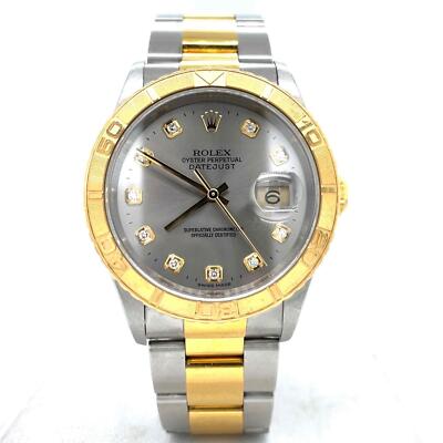 Rolex Datejust Turn-O-Graph Automatic 36mm 18k Yellow/Steel Men's Watch 16263