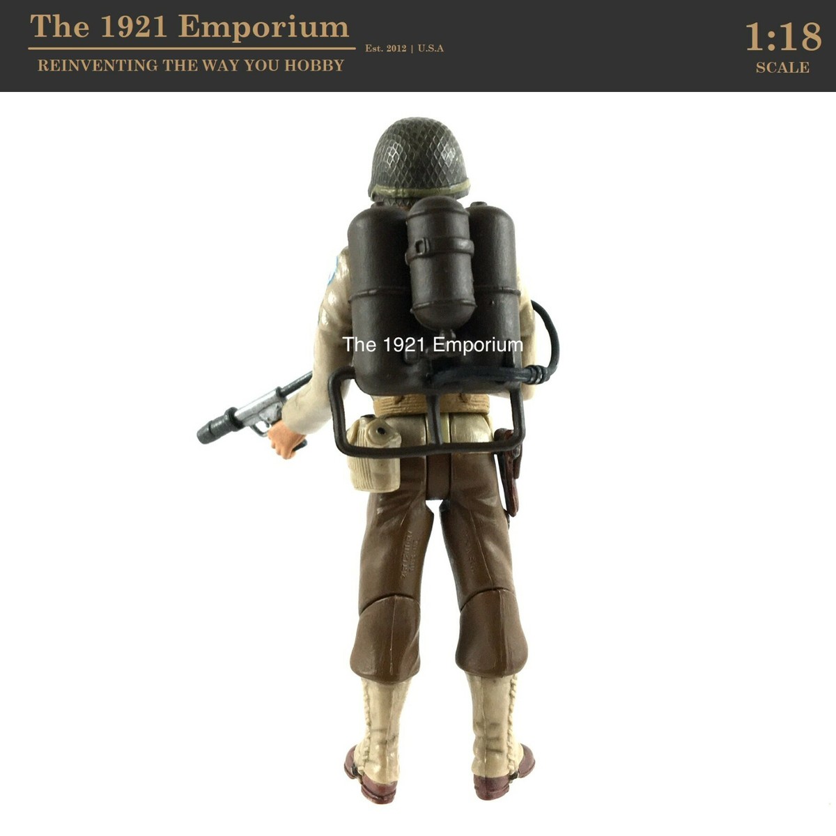 1:18 21st Century Toys Ultimate Soldier WWII US Army Flamethrower