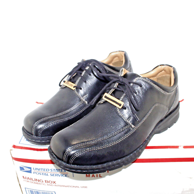 DOCKERS mens lace up loafer dress shoes size 8.5 W black  display picture 1