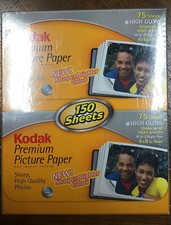 Kodak Premium Picture Paper 4x6 - High Gloss 61 lb - 150 Sheets new/sealed 