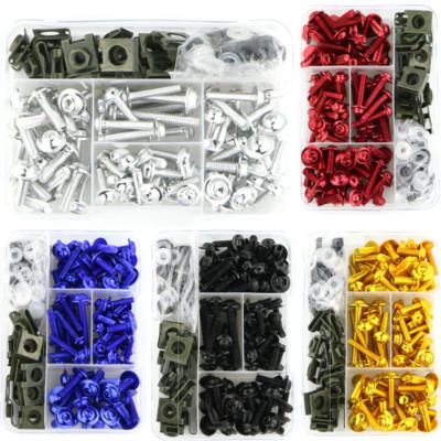 Alloy Fairing Bolts Kit Fit For Kawasaki Ninja 250R ZZR250 EX250 250SL 300 EX300