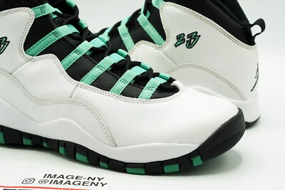 AIR JORDAN X 10 RETRO NEW SIZE 7.5Y WHITE VERDE BLACK INFRARED 23