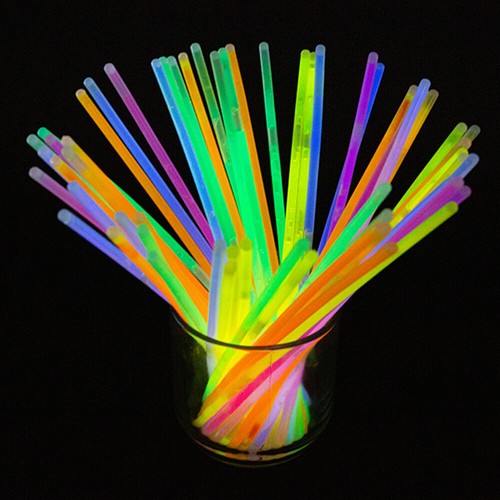500Pcs 8" Glow in the Dark Glow Sticks Bulk Bracelet Necklace Party Favor - Picture 3 of 12