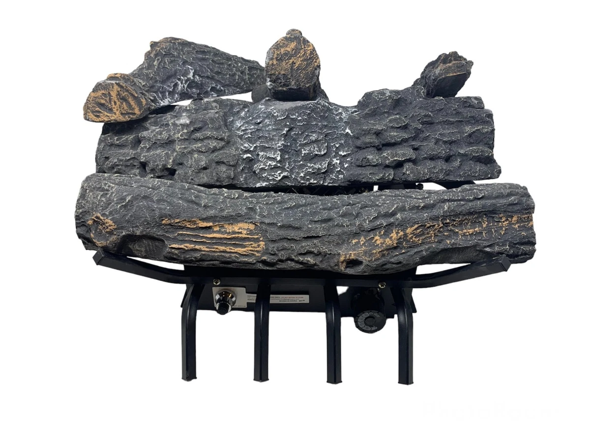 ALLEN + ROTH 19.75in Dual-Burner Vent-free Gas Fireplace Logs (PRE-OWNED) |  eBay