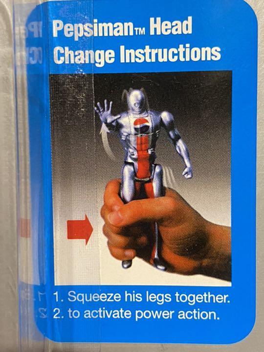pepsimanさま専用 PEPSIMAN HEAD CHANGE ACTION FIGURE New Blue Model 5.9 inch