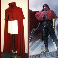 Vincent Valentine cosplay Red Cloak Cape Final Fantasy VII cosplay costume T 11