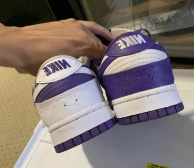 Nike Dunk Low ホワイト/パープル Nike Dunk Low – DTLR