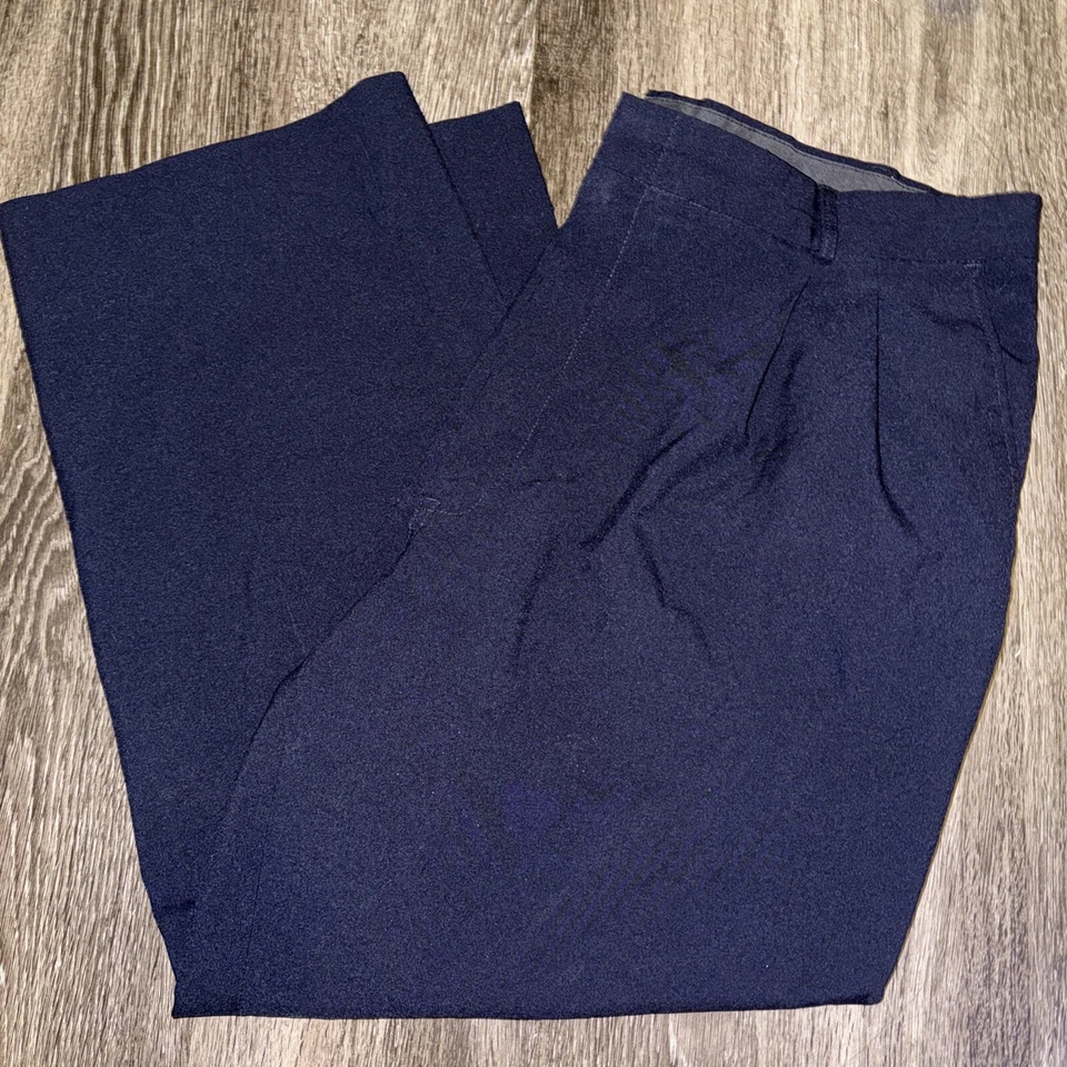 ELBECO унисекс размер 44 X 28 почтовый утвержденный брюки комфорт талии темно-синий 4 кармана - Изображение 2 из 4