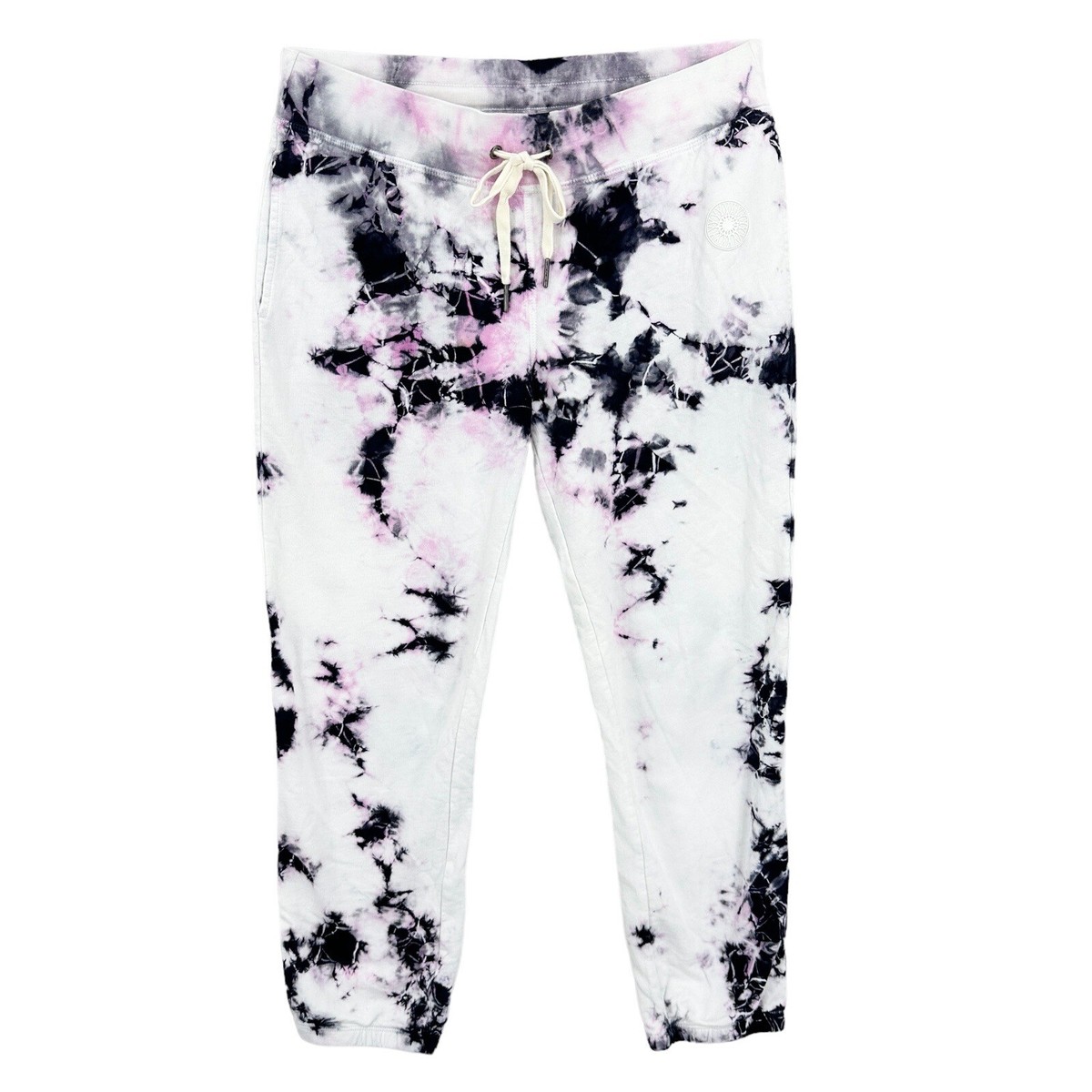 N:PHILANTHROPY x SOULCYCLE Jogger Pants Womens Small Tie Dye Night Purple  R483