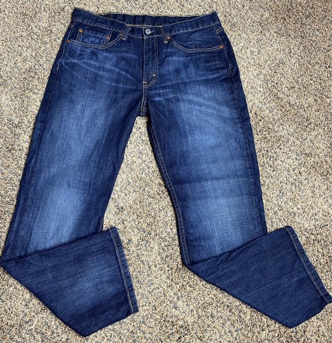 Levis jeans size 34x30 straight dark 