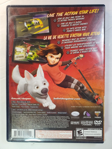 Walt Disney Pictures Bolt - Sony PlayStation 2 PS2 with Manual Video Game - Picture 4 of 4