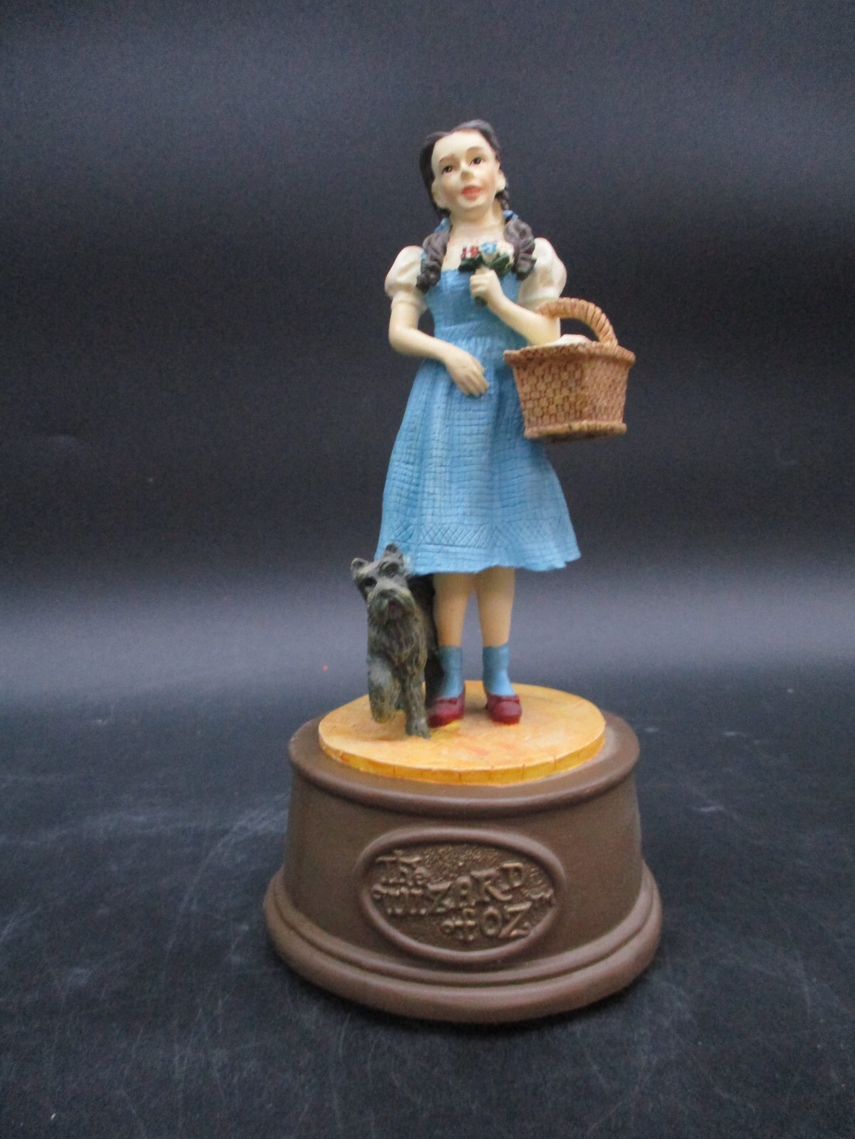 1996 Dave Grossman Creations Wizard Of Oz Figurine Music Box Dorothy