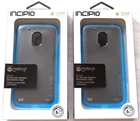 Lot of 2 New Incipio Moto G4Play Phone Cases Octane Impact Absorb Frosted Blue