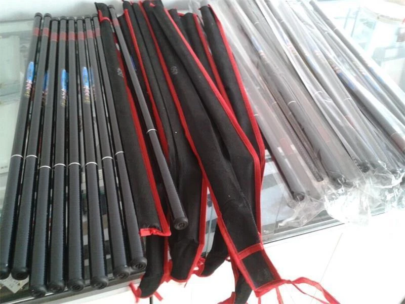 2.1-7.2m Model Carbon Fiber Stream Pole Telescopic Freshwater Fishing Rods