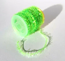 Micro Chenille - Chartreuse Green - 6M (18 ft.) Premium Fly Tying Material - New