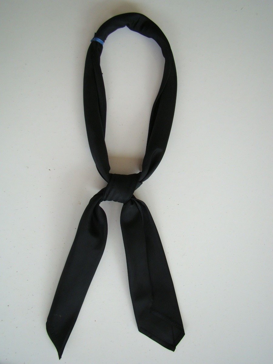 USN US NAVY ENLISTED & PETTY OFFICERS DRESS BLUES NECKERCHIEF FLAT NOT  ROLLED*