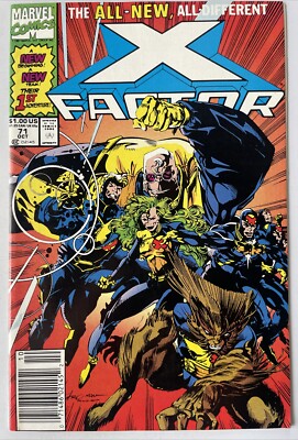X-Factor #71 Newsstand! KEY 1st Team Appearance Of New X-Factor!