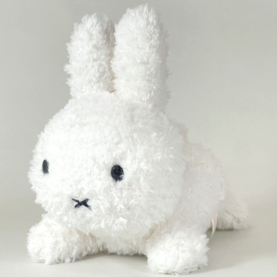 Miffy Kuttari Lying Down Plush S size White Dick Bruna Sekiguchi